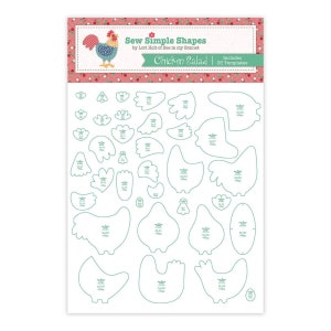 Chicken Salad Sew Simple Shapes for Cook Book Quilt by Lori Holt - ST-24571 - 36 templates