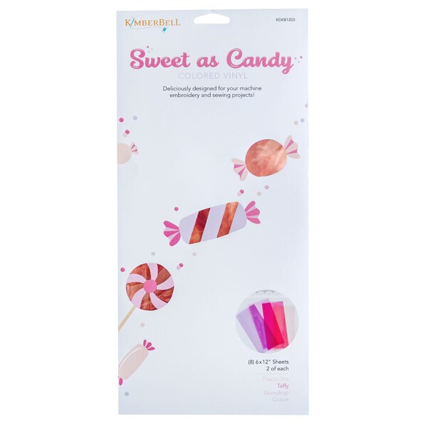 Sweet as Candy Vinyl from Kimberbell Designs - Available in Colored and Clear