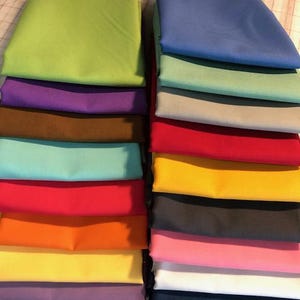 New Colors - Silky Solids Fat Quarter Fabric Bundle by Maywood Studio for Kimberbell Designs - 17 Prints