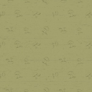 Mushroom Tonal - Collezione Wildwood di Beth Grove per Clothworks - Y4376-24 Oliva - 1/2 iarda
