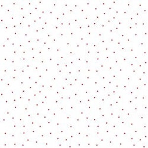 Può includere: Sfondo bianco con un motivo ripetitivo di piccoli punti rosso scuro.