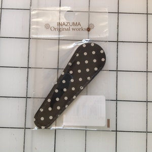 Polka Dot Scissor Sheath by Imazuma - Small - Black