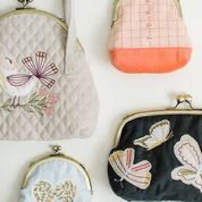 Keepsake Clasp Purses by Kimberbell Designs KD578 Machine Embroidery CD