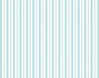 Mini Awning Stripes KimberBell Basics by Kimberbell Designs for Maywood Studios - MAS8249-Q Teal - 1/2 yard