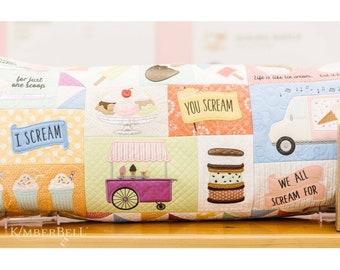 Two Scoops Bench Pillow Fabric Kit Only by Kimberbell Designs - No Collectable Box