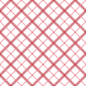 Plaid Basics Fabric - Kimberbell Designs for Maywood Studios - MAS8262-R Red - 1/2 yard