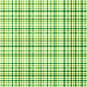 May include: A seamless pattern of green and white plaid. The pattern is made up of thin and thick lines that create a checkered effect.