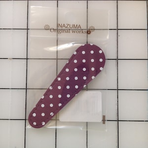 Polka Dot Scissor Sheath by Imazuma - Small - Purple