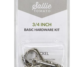 Nickel Zipper Stopper 1/2 Inch Zipper Stopper Nickel 4 Pack by Sallie  Tomato STS176S 