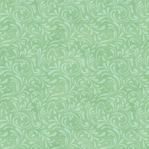 Shadow Scroll from Butterfly Calypso Collection by Benartex Kanvas Fabrics - 14877-44  Green - 1/2 yard