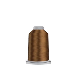 May include: A spool of brown thread, suitable for sewing and embroidery. The thread is a rich, warm brown colour, wound around a white spool base. The thread is tightly wound and appears to be a high-quality material, suitable for various projects.