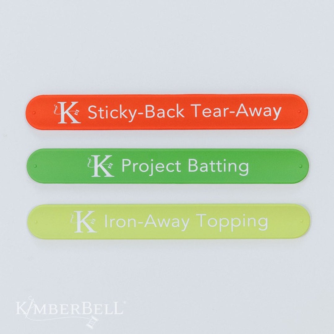 Add on Stabilizer Slap Bands Set of 3 Kimberbell Designs KDST142