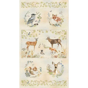 Wildwood Digital 24&quot; Panel - Wildwood Collection by Beth Grove for Clothworks - Y4369-55 Multi - 1 Panel