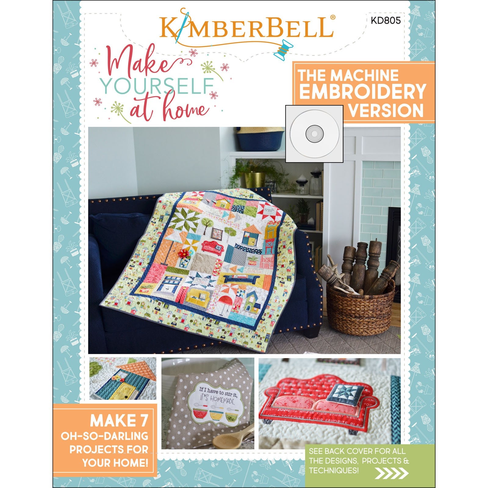 Make Yourself at Home Pattern by Kimberbell Machine - Etsy make-yourself-at-home-pattern-by-kimberbell-machine-etsy