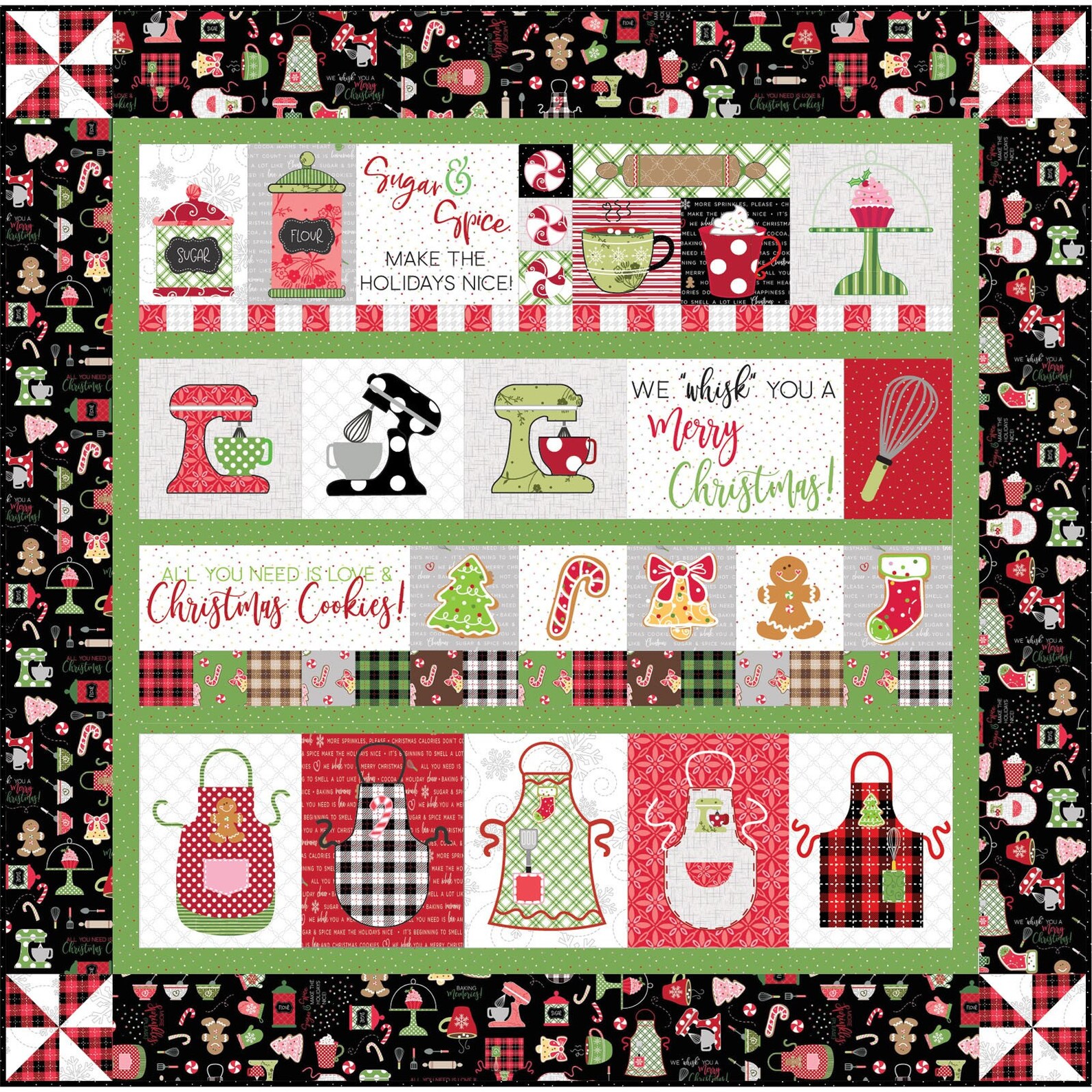 We Whisk You a Merry Christmas Quilt Kit by Kimberbell Designs | Etsy