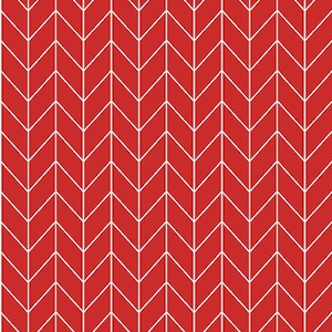 Chevron Basics Fabric - Kimberbell Designs for Maywood Studios - MAS8258-R Red - 1/2 yard