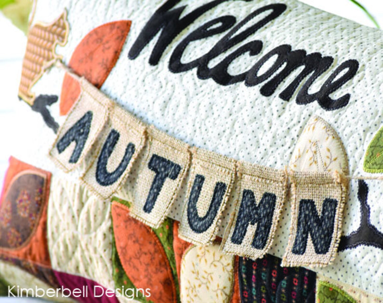 Autumn Bench Pillow by Kimberbell Designs Machine Etsy