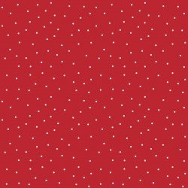 Tiny Dots KimberBell Basics by Kimberbell Designs for Maywood Studios - MAS8210-R2 Red/White - 1/2 yard