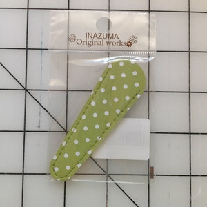 Polka Dot Scissor Sheath by Imazuma - Small - Light Green