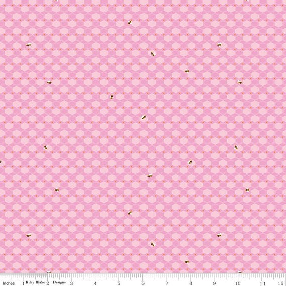 100 Aker Woods: Honey Hex in Pink 100 Aker Woods: Honey Hex in Pink