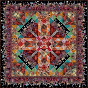I Dream in Color Quilt Pattern by Jason Yenter for In The Beginning Fabrics - ITBIDCQP 78" x 78"