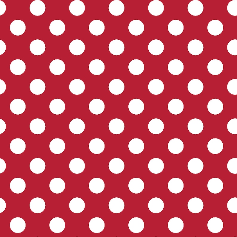 12 yard Dots KimberBell Basics Fabric MAS8216-R Red Designer Kim Christopherson for Maywood Studios