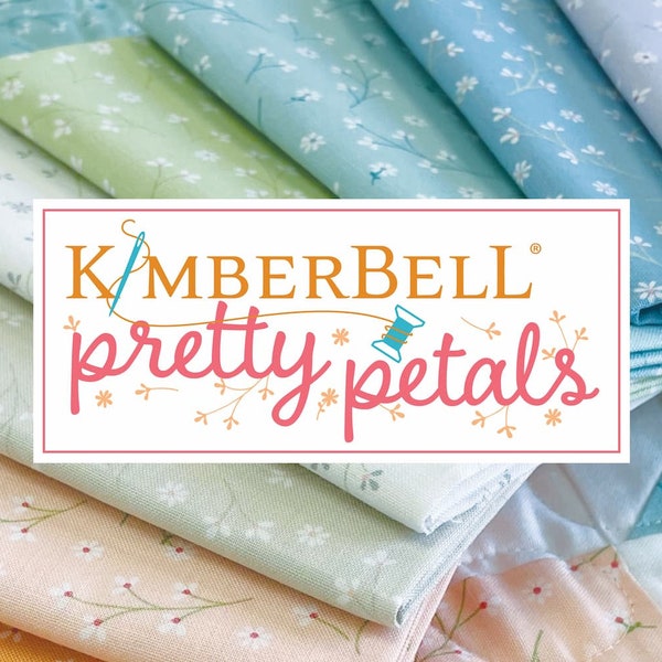 Pretty Petals Fat Quarter Bundle for Kimberbell Designs by Maywood Studio - 10 Prints