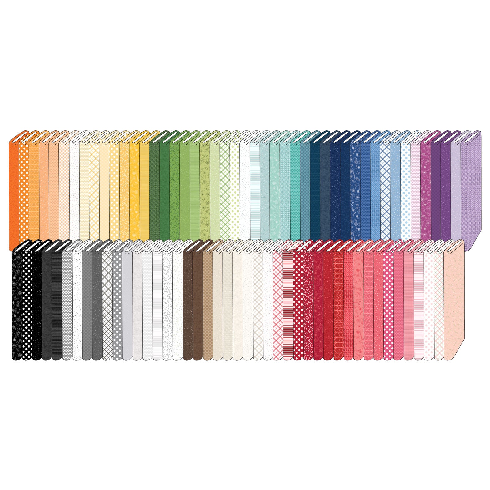 Kimberbell Basics Complete Fat Quarter Set of 100pc from Maywood Studio