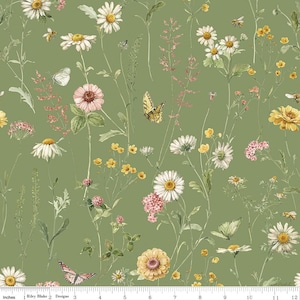 Love Me More by Lisa Audit for Riley Blake Designs - Main C15630 Green - 1/2 yard
