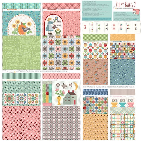 激安大特価！ Home Calico BUNDLE Décor One - HD12863 - Panel 2 Bags Zippy ボディ・フェイスケア