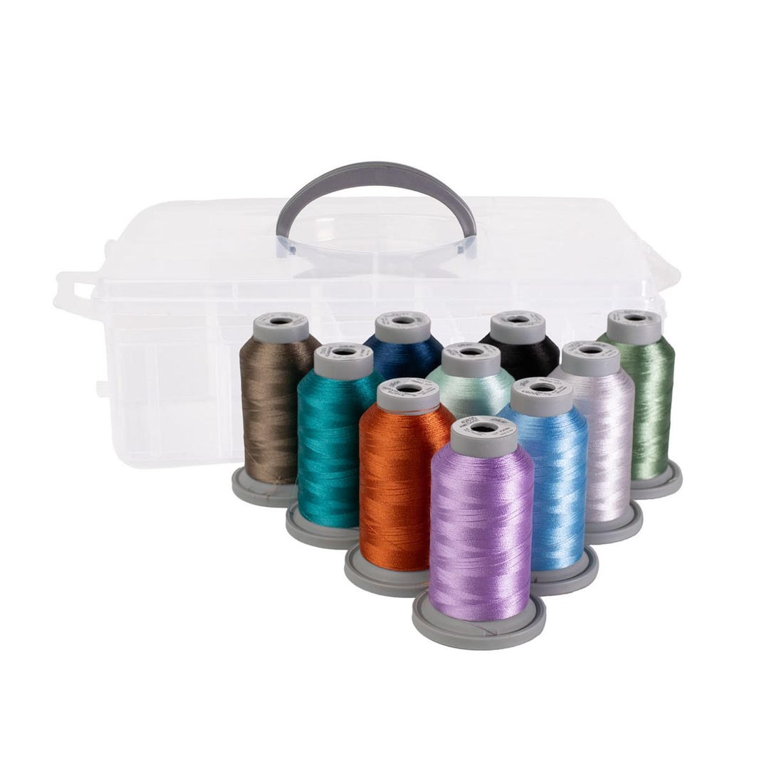 Fil Tec Thread Conversion Enchanted Winter Thread Kit ONLY by Glide-fil-tec - 10 Spools in Carry ...