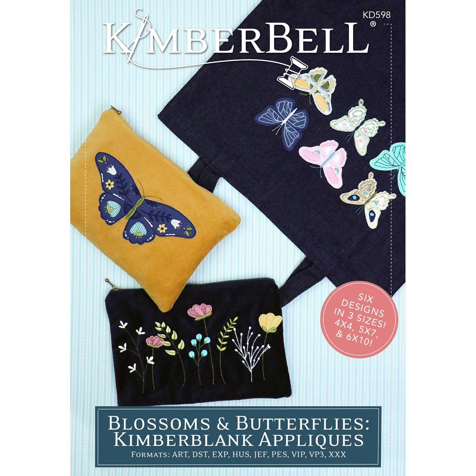 Kimberbell Blossoms & Butterflies Kimberblank Appliques (cd)