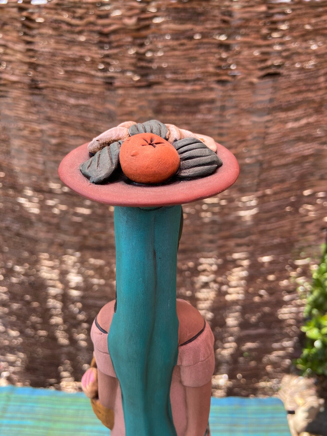 Set of ceramic native women ceramic statues. Etsy