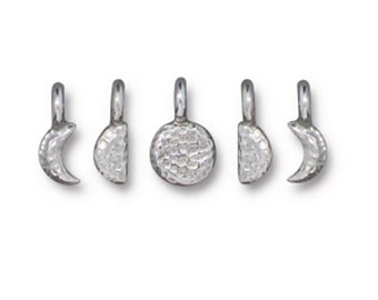 TierraCast, Moon phase Charm set, 4 colours