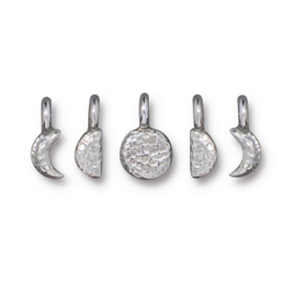 TierraCast, Moon phase Charm set, 4 colours