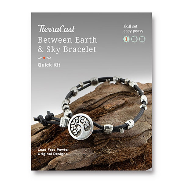 TierraCast Between Earth and Sky Bracelet Kit. DIY Jewellery kit.