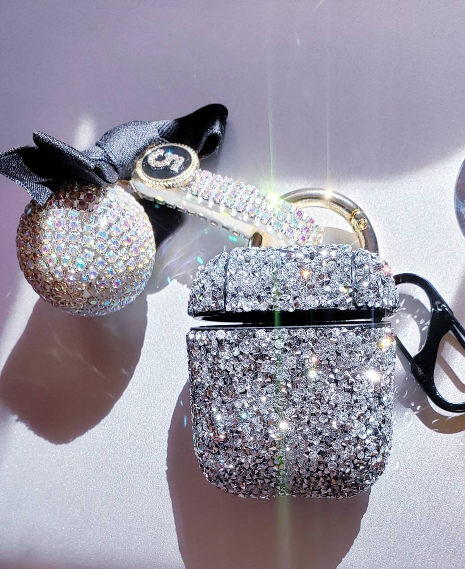 rhinestone airpod case
