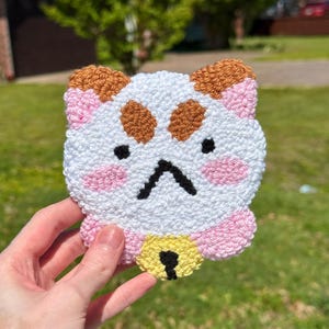 Kot Pies Anime Podkładka Dziurkacz Igła Kubek Dywan Słodki Charakter Kreskówka Wystrój Domu Kawaii Prezent dla Niej Nowy Prezent Do Domu Prezent Na Parapetówkę Zainspirowany