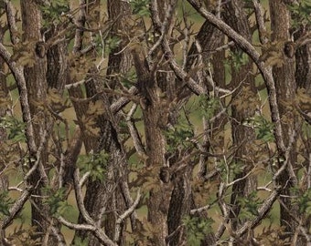 Woodland Camouflage, quilting fabric, by Studio E