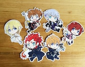 Kingdom Hearts Stickers | KH3 Sora Riku Kairi Axel Lea Namine