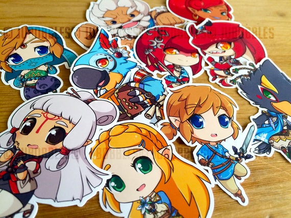 Legend of Zelda Sticker Link TOTK BOTW Anime Sticker for Laptop