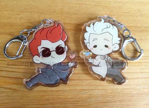 Good Omens Crowley and Aziraphale charms