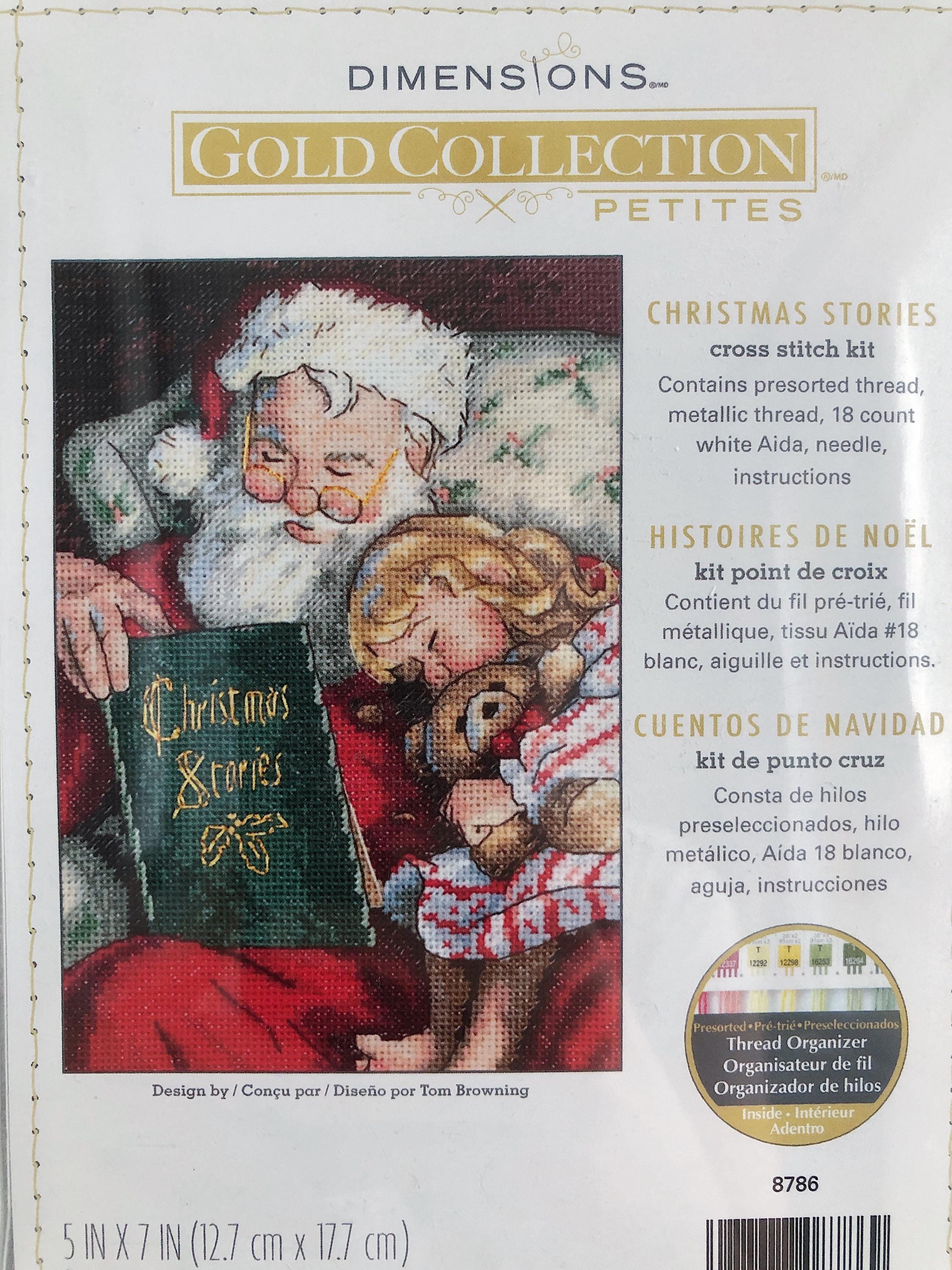 Christmas Stories Dimensions Gold Collection Petites Counted