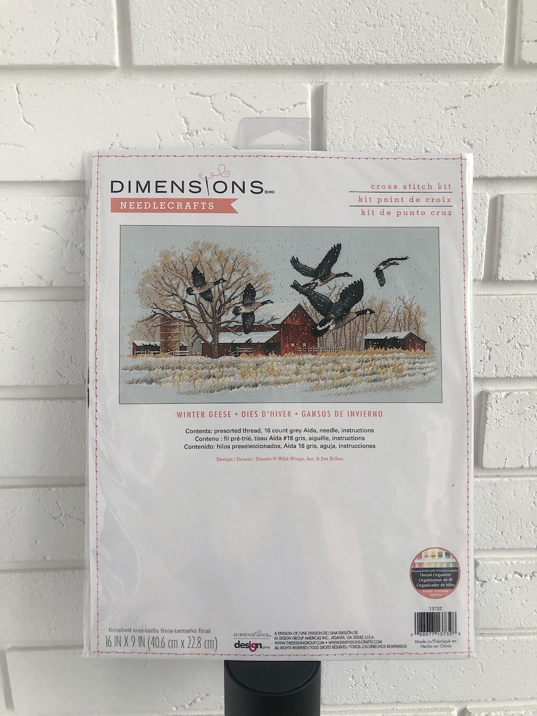 Winter Geese Dimensions Counted Cross Stitch Kit 13732 Birds Barn ...
