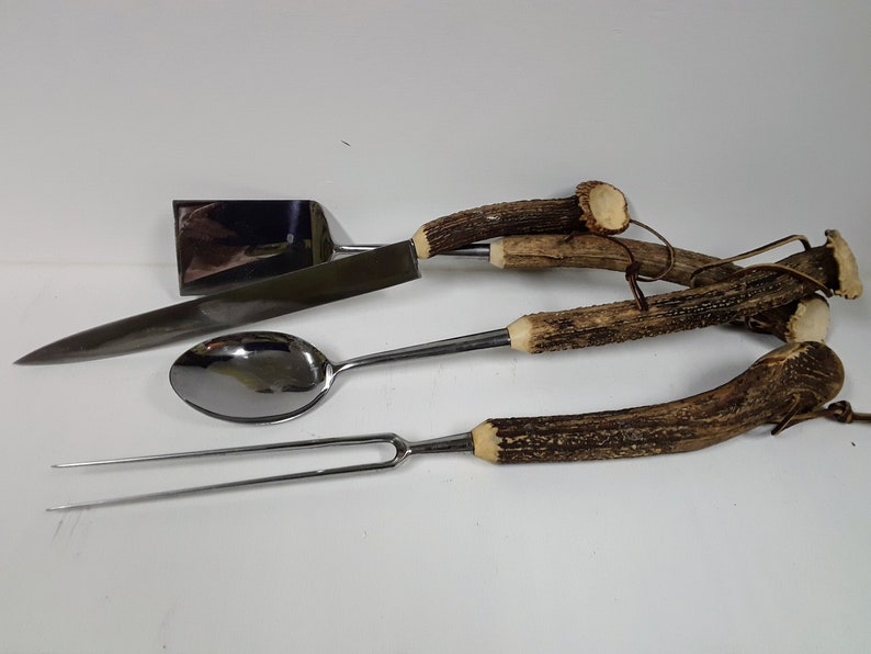 Super Rare Voss Cutlery Co Germany Stainless BBQ Tool Set Etsy