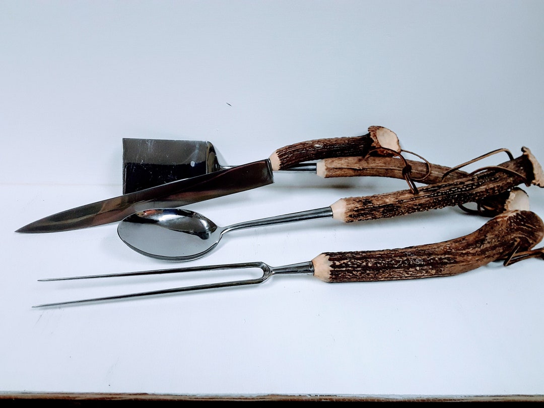 Super Rare Voss Cutlery Co Germany Stainless BBQ Tool Set Etsy