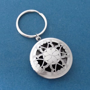 Vintagestyle, Diffusor Medaillon, Foto, Schlüsselanhänger, Medaillon, Schlüsselring, Geburtstag, beste Freunde, Schwester, Geschenk, Schmuck, Accessoire