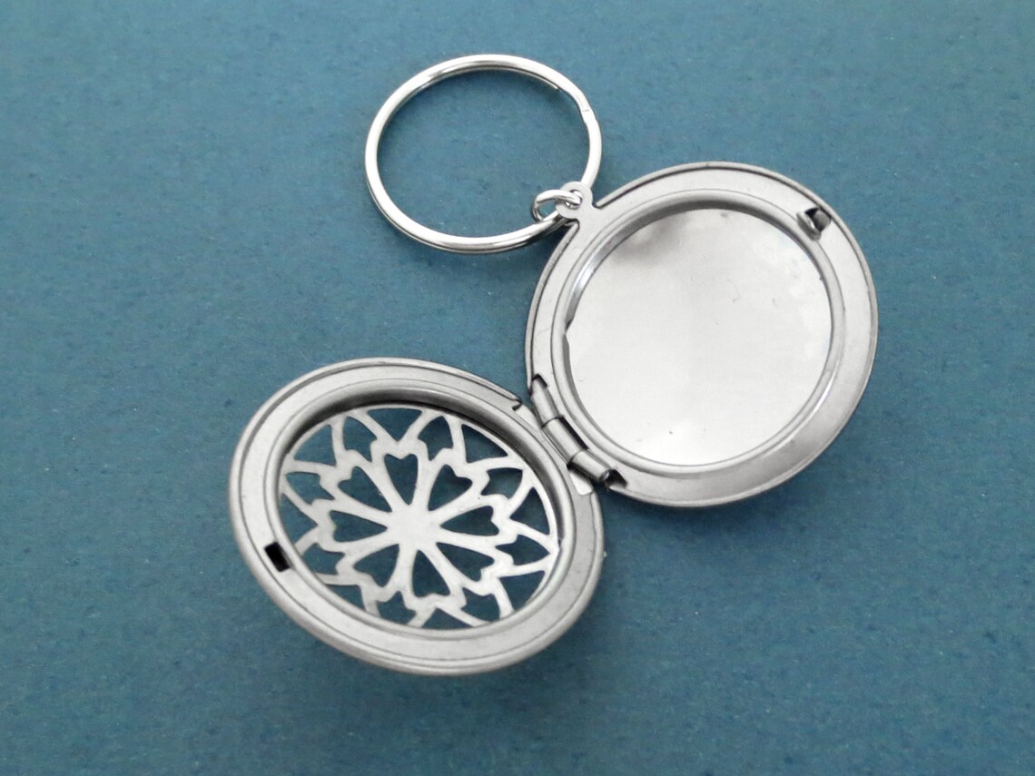 Modern Locket Photo Key Chain Locket Key Ring Birthday Etsy Canada