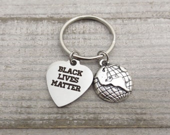 Black Lives Matter Key ring, Stand In Solidarity Keychain, BLM key chain, Gift for him, Gift for her, Christmas present