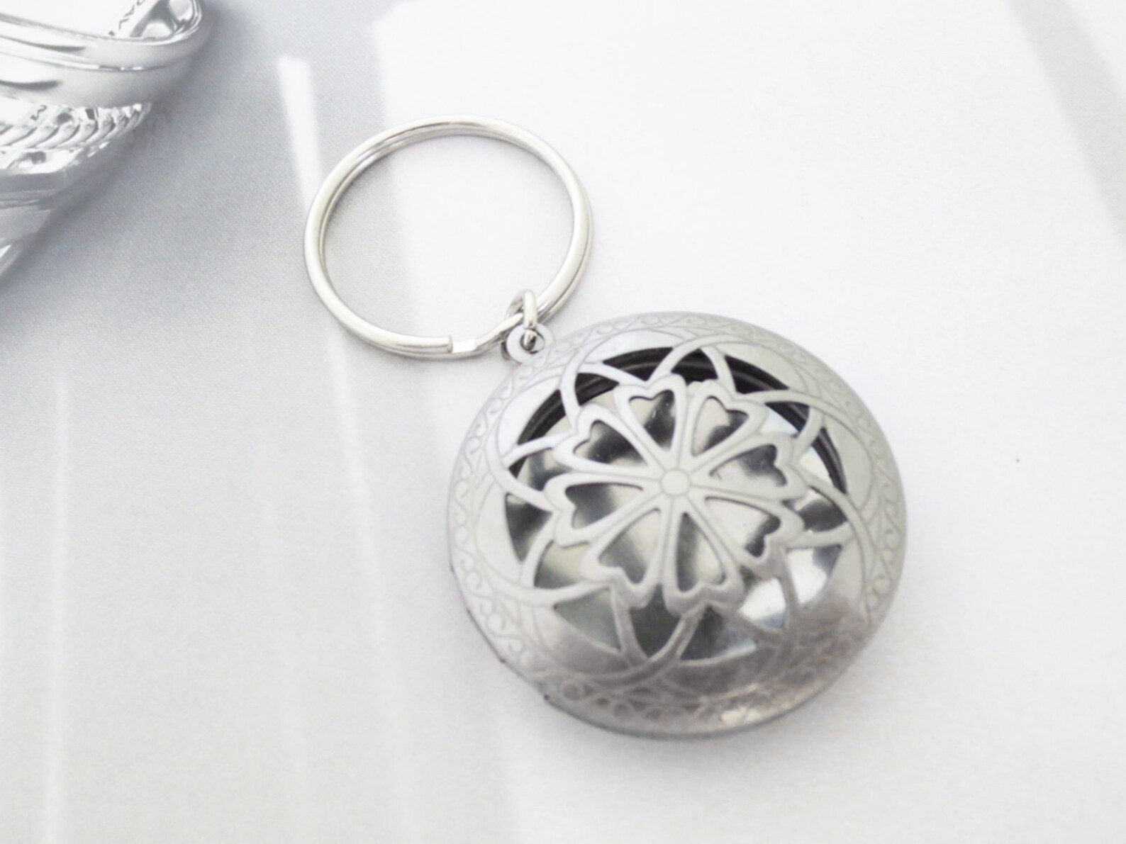 Modern Locket Photo Key Chain Locket Key Ring Birthday Etsy Canada